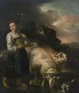 Giacinto Brandi, Shepherdess with her Sheep