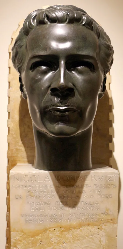 Adolfo Wildt, statue of Nicola Bonservizi