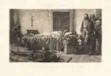 Eleuterio Pagliano, Il corpo di Luciano Manara visitato dai soldari (The Body of Luciano Manara Visited by Soldiers)
