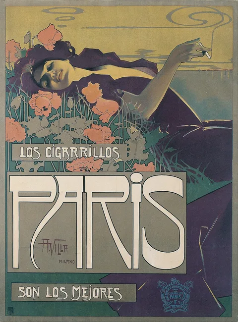 Aleardo Villa, Cigarrillos Paris