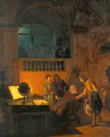 Annibale Gatti, Galileo Galilei Receiving John Milton