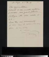 Carlo Siviero, Brief aan Philip Zilcken