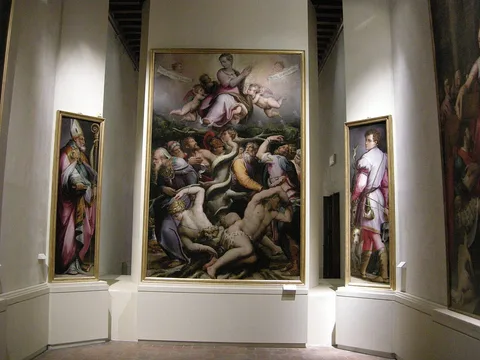 Giorgio Vasari, Allegory of Conception and two Saints