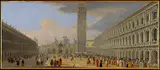 Luca Carlevarijs, Piazza San Marco, Venice