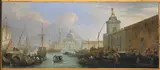 Luca Carlevarijs, The Bacino, Venice, with the Dogana and a Distant View of the Isola di San Giorgio