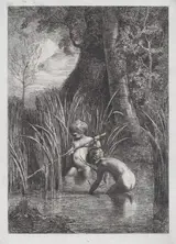 Antonio Fontanesi, Fishing [La pesca]