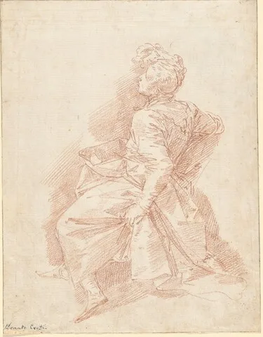 Donato Creti, A Seated Man