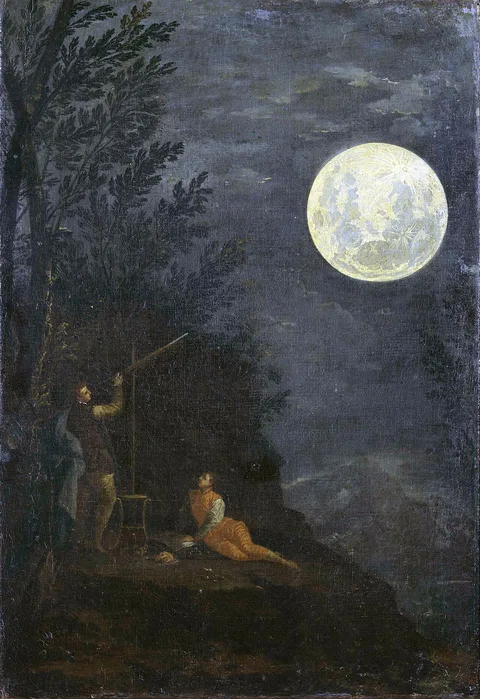 Donato Creti, Astronomical Observations: the Moon