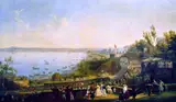 Salvatore Fergola, The Inauguration of the Naples-Portici Railway