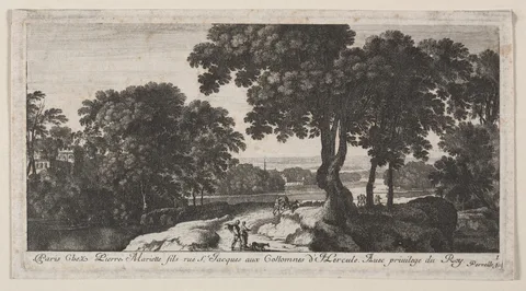 Gabriel Pérelle, Landscape with Figures