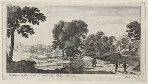 Gabriel Pérelle, Landscape with Figures