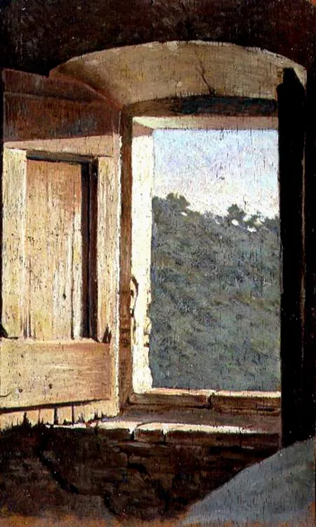 Giuseppe Abbati, Country house window