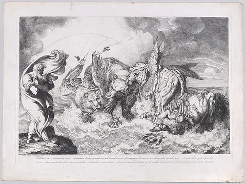 Luigi Sabatelli, The vision of the prophet Daniel