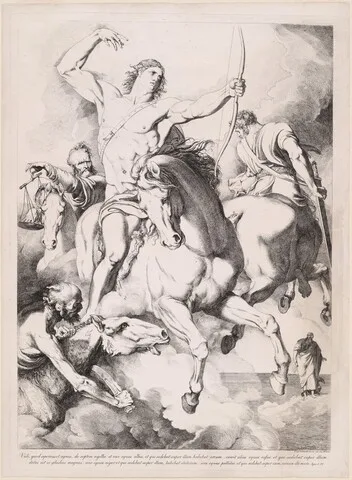 Luigi Sabatelli, Vidi, quod aperuisset agnus... (The Four Horsemen of the Apocalypse)