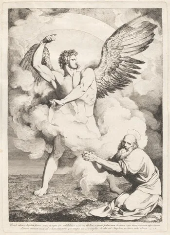 Luigi Sabatelli, Et vidi alium angelum fortem... (The Angel of the Apocalypse Appearing to Saint John)