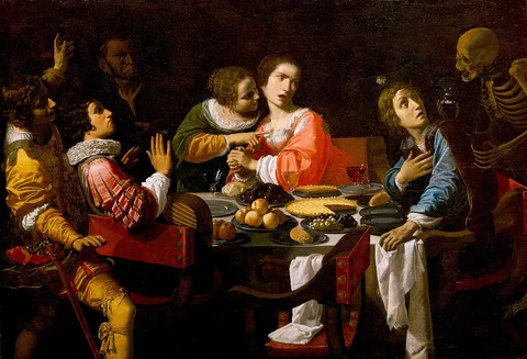 Giovanni Martinelli, Death Comes to the Banquet Table (Memento Mori)