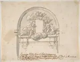 Pier Leone Ghezzi, Angels Supporting a Frame
