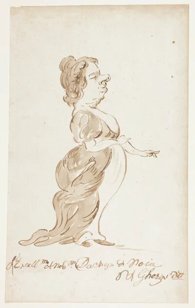 Pier Leone Ghezzi, The Duchess of Noia