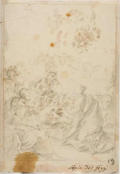 Pier Leone Ghezzi, Adoration of the Shepherds