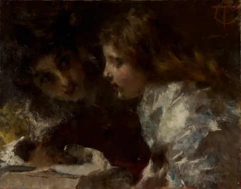 Tranquillo Cremona, Two children