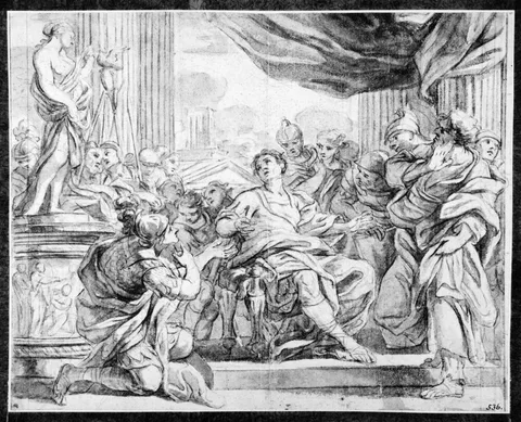 Giacinto Gimignani, Caesar mottar Pompejus ring