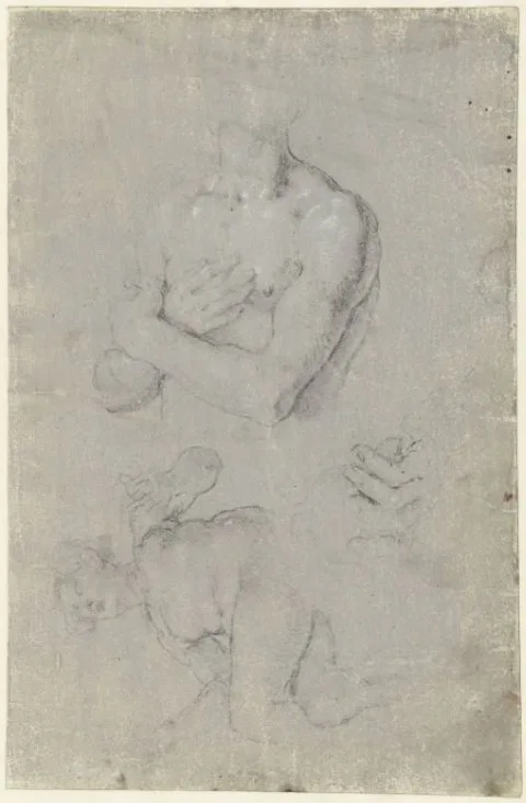 Felice Riccio, Schetsblad met figuren