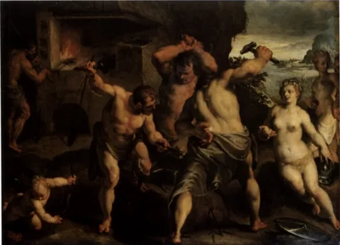 Felice Riccio, Venus at the Forge of Vulcan