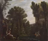 Agostino Tassi, Landscape with a Scene of Witchcraft