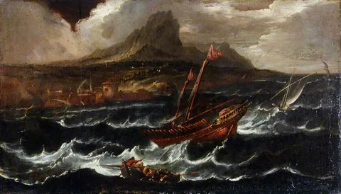 Agostino Tassi, Seascape
