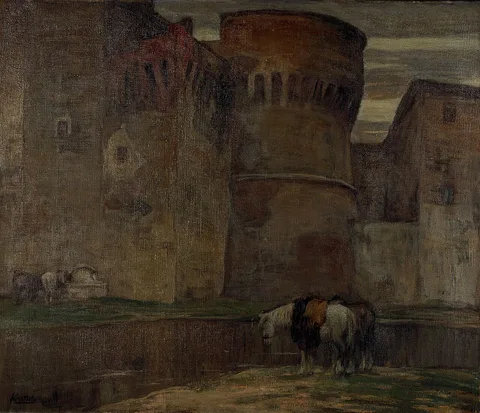 Ferruccio Scattola, A Castle in Umbria
