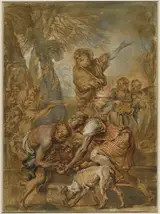 Giovanni Benedetto Castiglione detto Il Grechetto, A Pagan Sacrifice