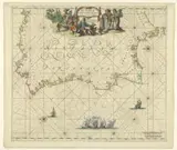 Frederick de Wit, Hispaniae, et Portugalliae Maritimi Tractus ... / Pascaert van Spangie, en Portugal