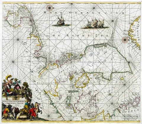 Frederick de Wit, Daniae Frisiae Groningae et Orientalis Frisiae Littora