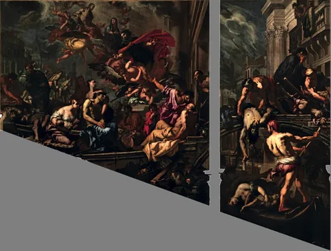 Antonio Zanchi, The Virgin Appearing to the Plague Victims