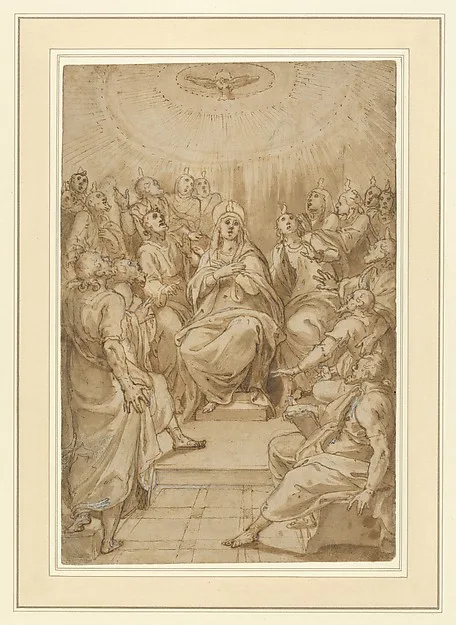 Cesare Nebbia, The Pentecost (The Descent of the Holy Spirit)