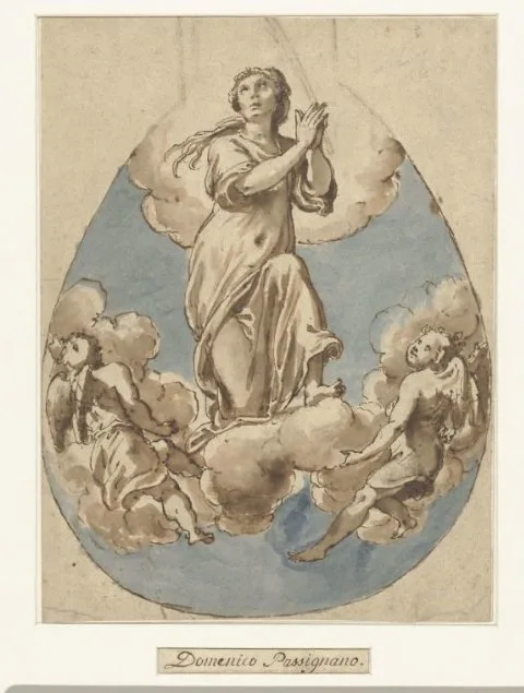 Cesare Nebbia, Ten Hemelopneming van Maria of van een vrouwelijke martelares