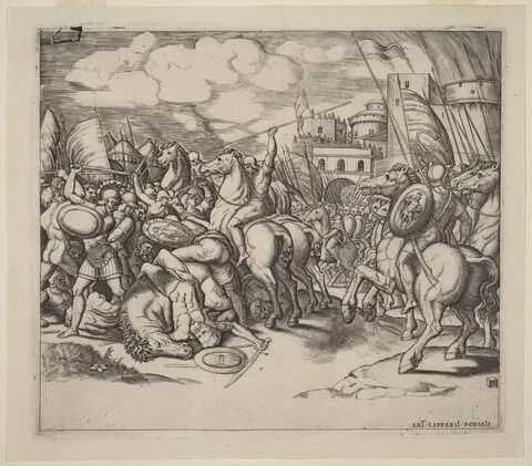 Antonio Lafreri, The Victory of Scipio over Syphax