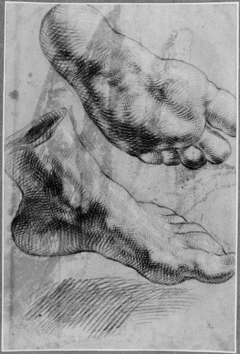 Lorenzo Pasinelli, Study of feet