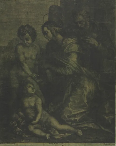 Cosimo Mogalli, The Holy Family with Saint John