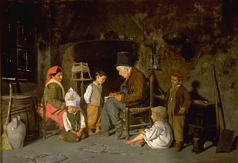 Giuseppe Costantini, Neapolitan schoolmaster