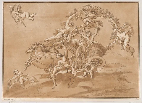 Andrea Scacciati II, A goddess in a chariot