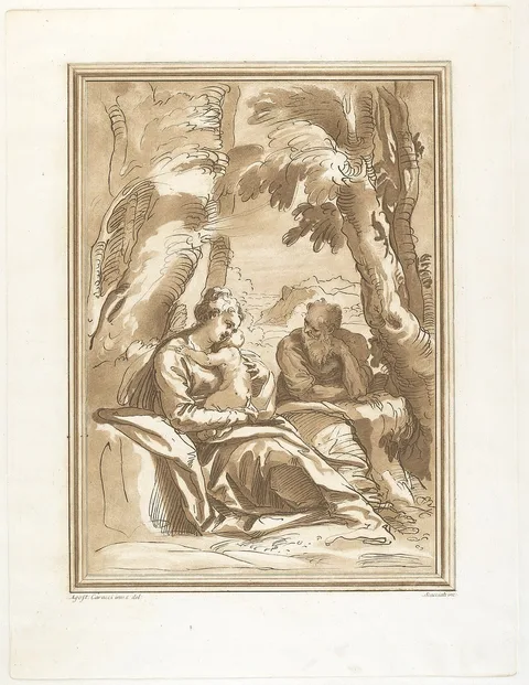 Andrea Scacciati II, Rest on the Flight into Egypt