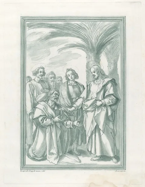Andrea Scacciati II, Christ Consigning the Keys to Saint Peter