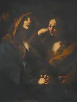 Giovanni Battista Beinaschi, The Two Maries with Saint John the Evangelist
