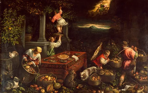Leandro Bassano, Allegory of the Element Earth
