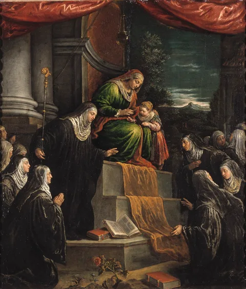 Leandro Bassano, St Anne and the Infant St Mary