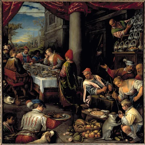 Leandro Bassano, The Feast of Anthony and Cleopatra