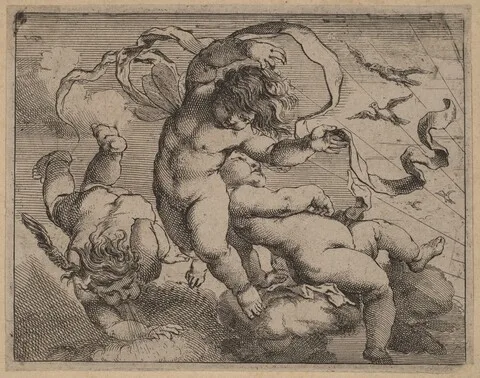 Cornelis Schut, Three Flying Putti