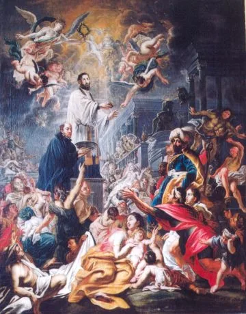 Cornelis Schut, Francis Xavier baptizing the Indians