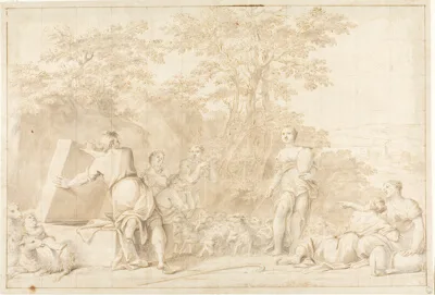 Marcantonio Franceschini, Jacob and Rachel at the Well